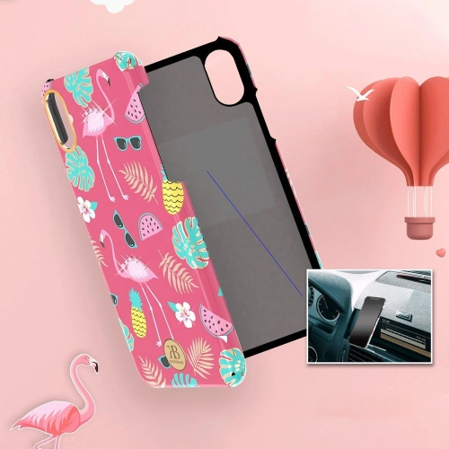 Kup Etui Kingxbar Blossom Swarovski Apple iPhone XS Max rózsaszín - KGX236 - {ean13} - Sklep Home Screen