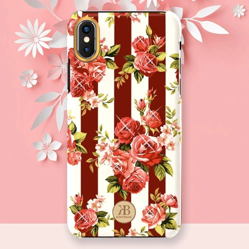 Kup Etui Kingxbar Blossom Swarovski Apple iPhone XS Max rózsaszín - KGX236 - {ean13} - Sklep Home Screen