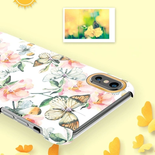 Kup Etui Kingxbar Blossom Swarovski Apple iPhone XS Max rózsaszín - KGX236 - {ean13} - Sklep Home Screen