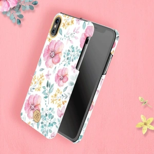 Kup Etui Kingxbar Blossom Swarovski Apple iPhone XS Max różowy - KGX236 - {ean13} - Sklep Home Screen