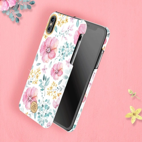 Kup Etui Kingxbar Blossom Swarovski Apple iPhone XS Max rózsaszín - KGX236 - {ean13} - Sklep Home Screen