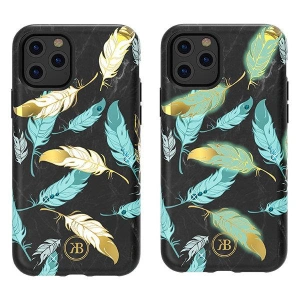 Kup Etui Kingxbar Forest Swarovski Apple iPhone 11 Pro wielokolorowy (Feather) - KGX238 - {ean13} - Sklep Home Screen