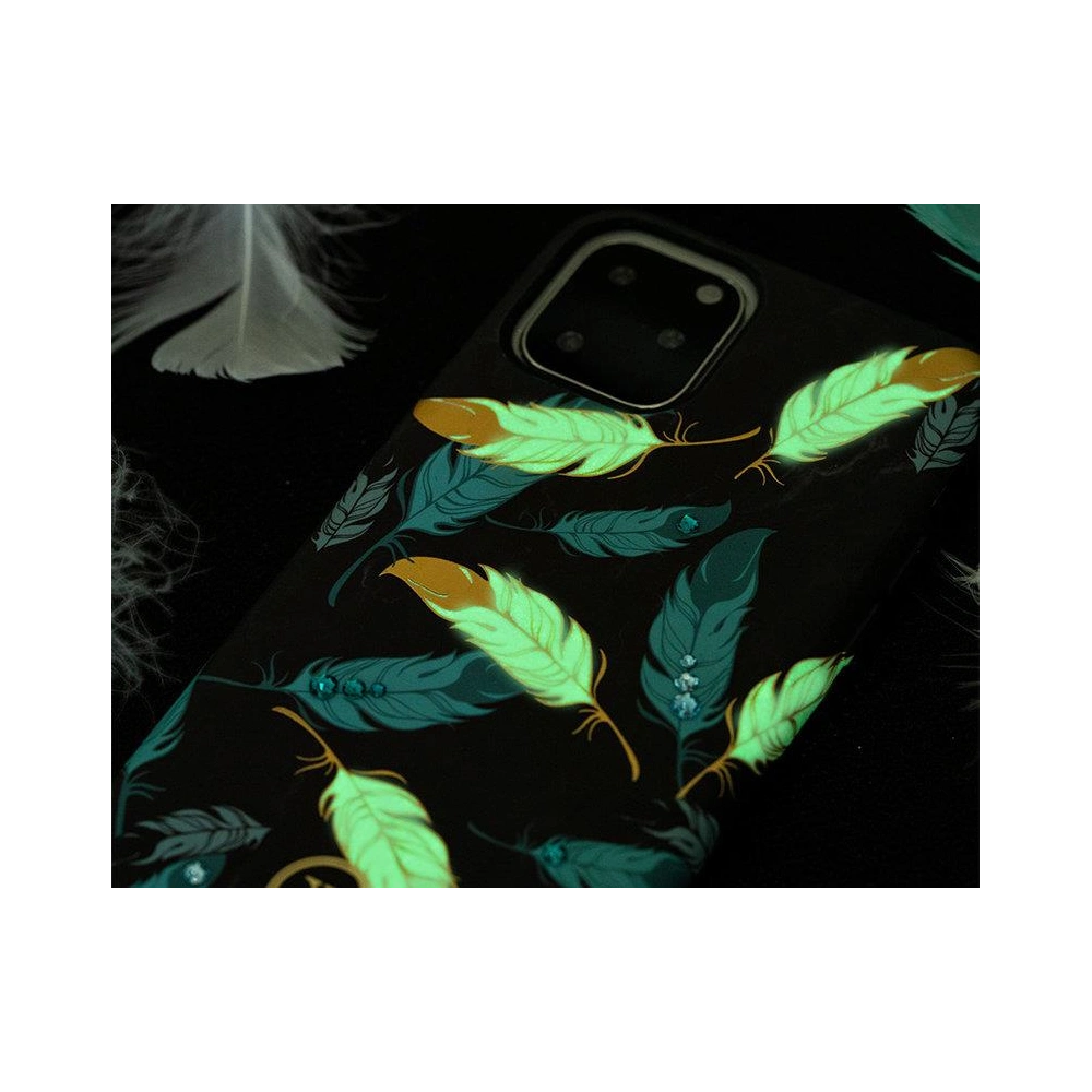 Etui Kingxbar Forest Swarovski Apple iPhone 11 Pro wielokolorowy (Feather)