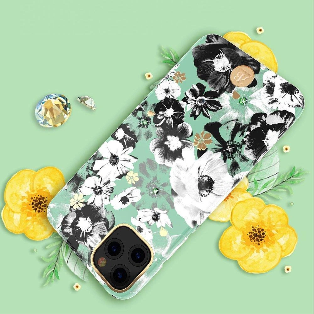 Etui Kingxbar Blossom Swarovski Apple iPhone 11 Pro wielokolorowy (Kapok)