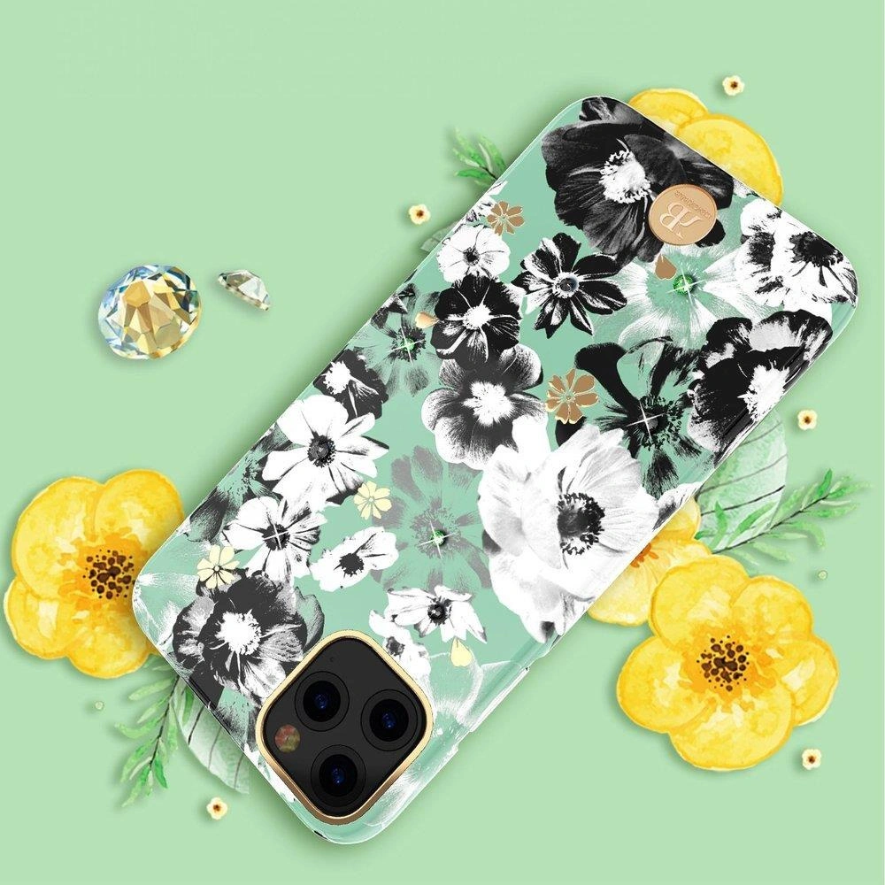 Etui Kingxbar Blossom Swarovski Apple iPhone 11 Pro wielokolorowy (Daisy)