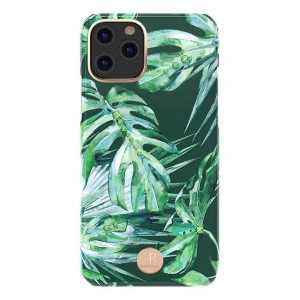 Kup Etui Kingxbar Blossom Swarovski Apple iPhone 11 Pro wielokolorowy (Leaf) - KGX243 - {ean13} - Sklep Home Screen