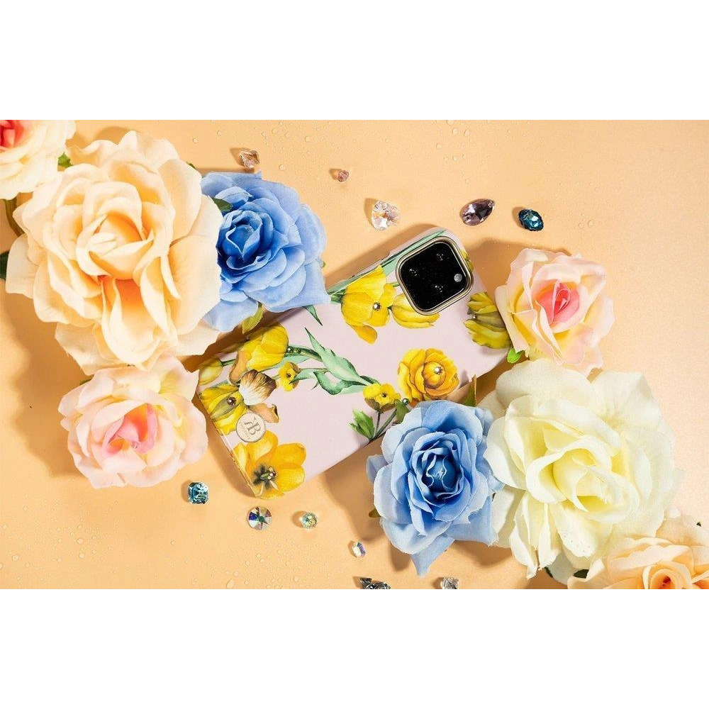 Etui Kingxbar Blossom Swarovski Apple iPhone 11 Pro wielokolorowy (Leaf)