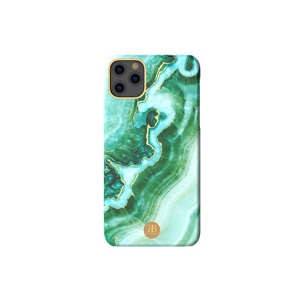 Etui Kingxbar Marble Apple iPhone 11 Pro zielony