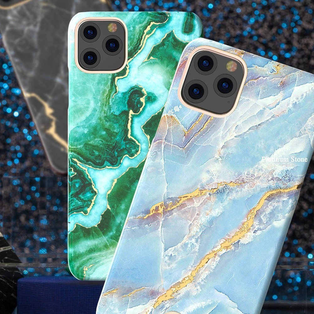 Etui Kingxbar Marble Apple iPhone 11 Pro zielony