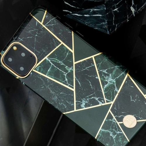 Kup Etui Kingxbar Marble Apple iPhone 11 Pro zöld - KGX248 - {ean13} - Sklep Home Screen