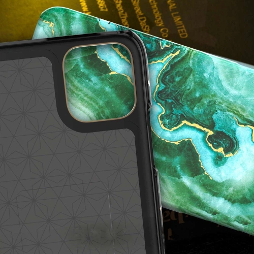 Kup Etui Kingxbar Marble Apple iPhone 11 Pro zöld - KGX248 - {ean13} - Sklep Home Screen