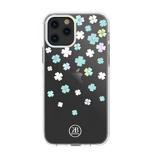 Kup Case Kingxbar Lucky Swarovski Apple iPhone 12 mini transparent (Clover) - KGX249 - {ean13} - Sklep Home Screen