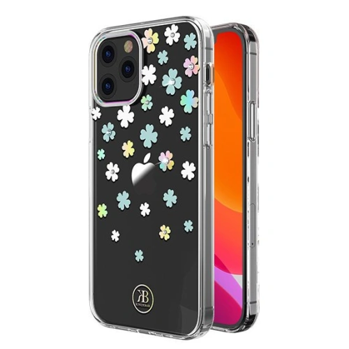 Kup Case Kingxbar Lucky Swarovski Apple iPhone 12 mini transparent (Clover) - KGX249 - {ean13} - Sklep Home Screen