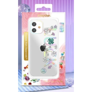 Kup Etui Kingxbar Lucky Swarovski Apple iPhone 12 mini przezroczysty (Clover) - KGX249 - {ean13} - Sklep Home Screen