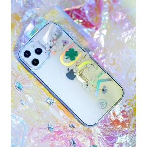 Kup Etui Kingxbar Lucky Swarovski Apple iPhone 12 mini przezroczysty (Clover) - KGX249 - {ean13} - Sklep Home Screen