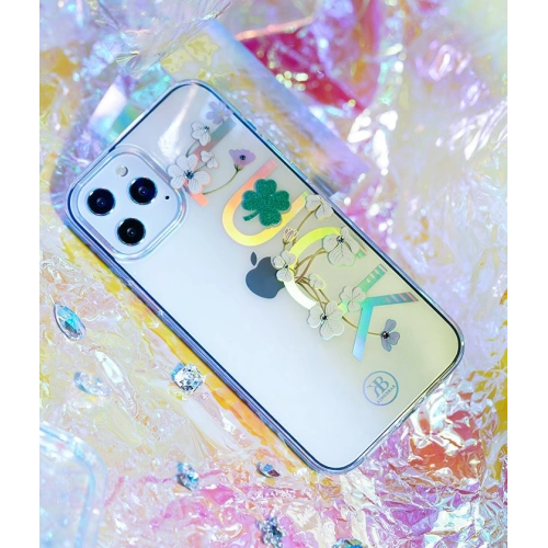 Buy Kingxbar Lucky Swarovski Apple iPhone 12 mini clear (Clover) - KGX249 - {ean13} - Home Screen Store Europe