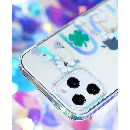 Buy Kingxbar Lucky Swarovski Apple iPhone 12 mini clear (Clover) - KGX249 - {ean13} - Home Screen Store Europe