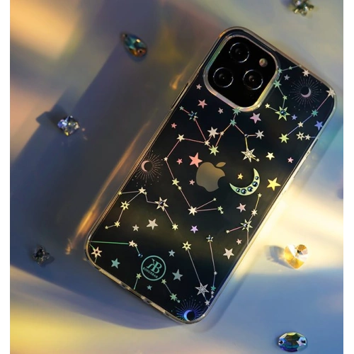Kup Case Kingxbar Lucky Swarovski Apple iPhone 12 mini transparent (Clover) - KGX249 - {ean13} - Sklep Home Screen