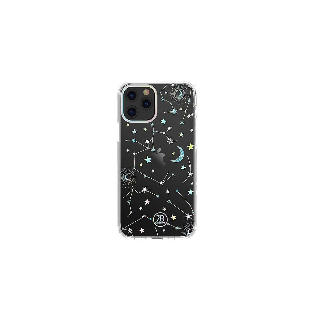 Etui Kingxbar Lucky Swarovski Apple iPhone 12 mini przezroczysty (Zodiac)