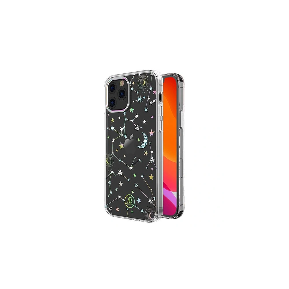 Etui Kingxbar Lucky Swarovski Apple iPhone 12 mini przezroczysty (Zodiac)