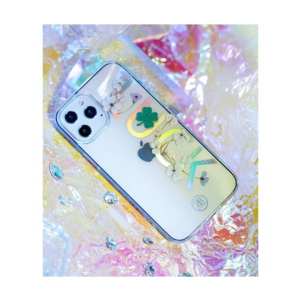 Etui Kingxbar Lucky Swarovski Apple iPhone 12 mini przezroczysty (Zodiac)