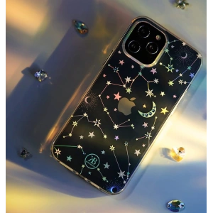 Etui Kingxbar Lucky Swarovski Apple iPhone 12 mini przezroczysty (Zodiac)