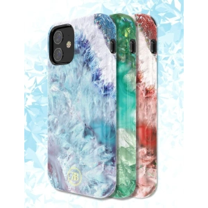 Etui Kingxbar Agate Apple iPhone 12 mini niebieski