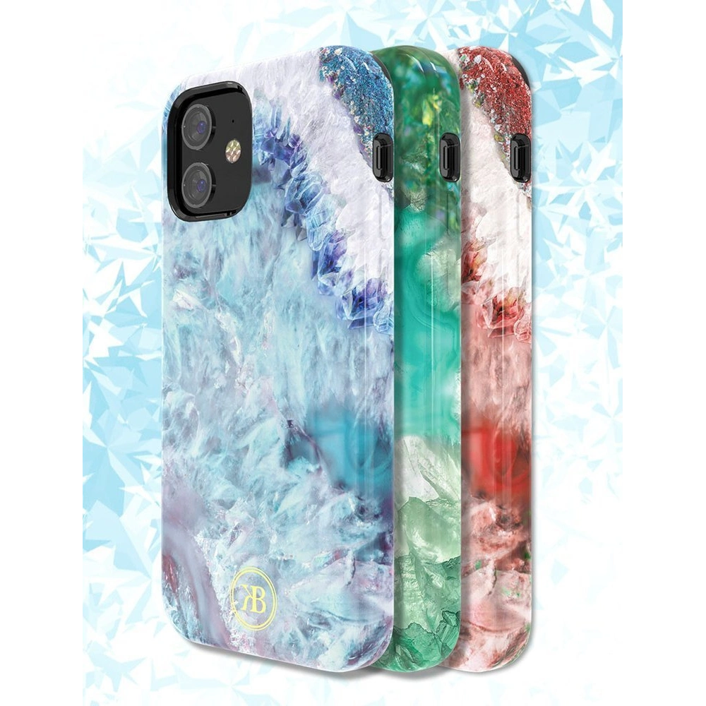 Etui Kingxbar Agate Apple iPhone 12 Pro Max zielony