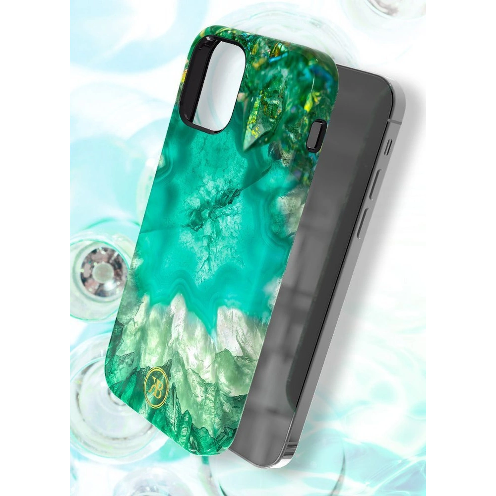 Etui Kingxbar Agate Apple iPhone 12 Pro Max zielony