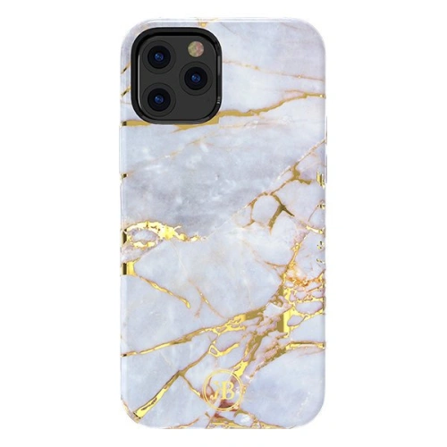 Kup Etui Kingxbar Marble Apple iPhone 12 mini bílo-modrý - KGX260 - {ean13} - Sklep Home Screen