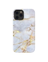 Etui Kingxbar Marble Apple iPhone 12 Pro Max alb-albăstrui