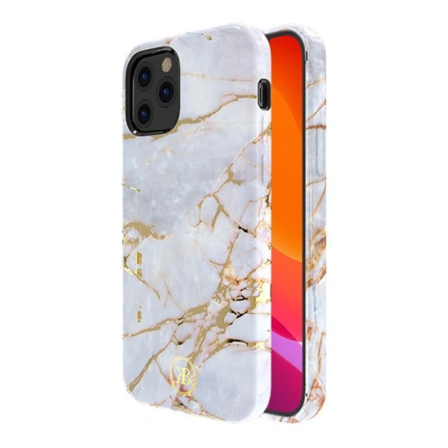Kup Etui Kingxbar Marble Apple iPhone 12 Pro Max alb-albăstrui - KGX263 - {ean13} - Sklep Home Screen
