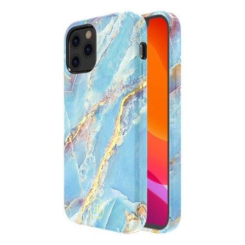 Kup Etui Kingxbar Marble Apple iPhone 12 Pro Max niebieski - KGX264 - {ean13} - Sklep Home Screen