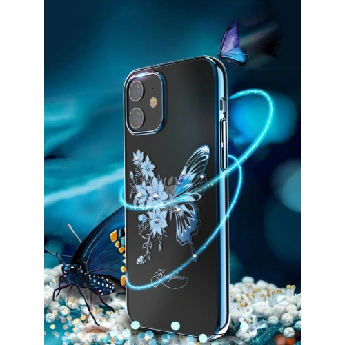 Buy Kingxbar Butterfly Swarovski Apple iPhone 12 mini blue - KGX265 - {ean13} - Home Screen Store Europe
