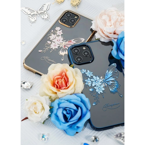 Buy Kingxbar Butterfly Swarovski Apple iPhone 12 mini blue - KGX265 - {ean13} - Home Screen Store Europe