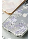 Kup Etui Kingxbar Butterfly Swarovski Apple iPhone 12 mini fioletowy - KGX266 - {ean13} - Sklep Home Screen