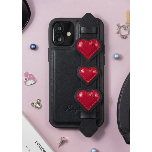 Kup Case Kingxbar Sweet Swarovski Apple iPhone 12 mini schwarz - KGX274 - {ean13} - Sklep Home Screen