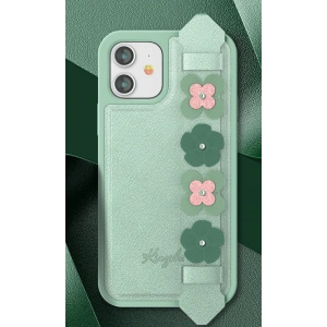 Kup Etui Kingxbar Sweet Swarovski Apple iPhone 12/12 Pro zielony - KGX275 - {ean13} - Sklep Home Screen