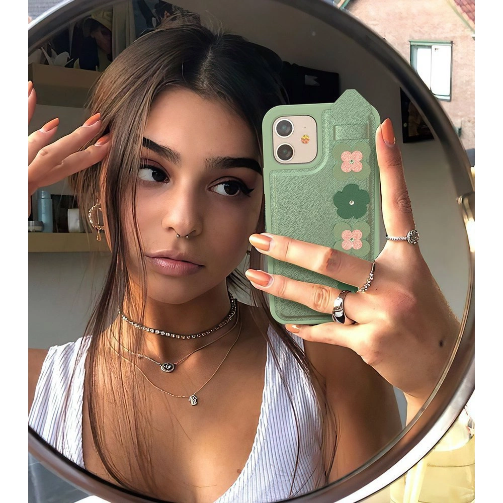 Etui Kingxbar Sweet Swarovski Apple iPhone 12 Pro Max niebieski