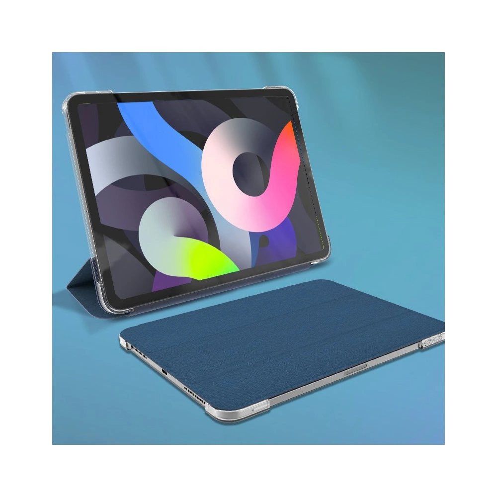 Etui Kingxbar Business Apple iPad Air 10.9 2020/2022 (4. i 5. generacji) / iPad Air 11 2024 (6. generacji) pomarańczowy