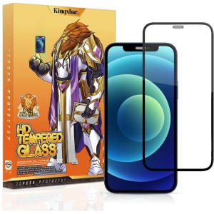 Kup Szkło hartowane Kingxbar 2.5D Tempered Glass Apple iPhone 12 mini czarny (case friendly) - KGX282 - {ean13} - Sklep Home Screen