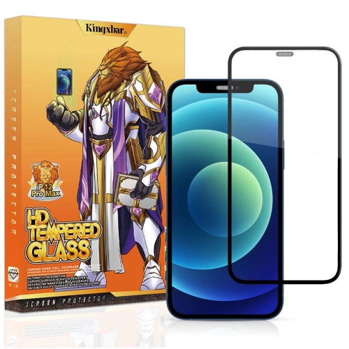 Kup Sticlă securizată Kingxbar 2.5D Sticlă Temperată Apple iPhone 12 mini negru (compatibil cu carcase) - KGX282 - {ean13} - Sklep Home Screen