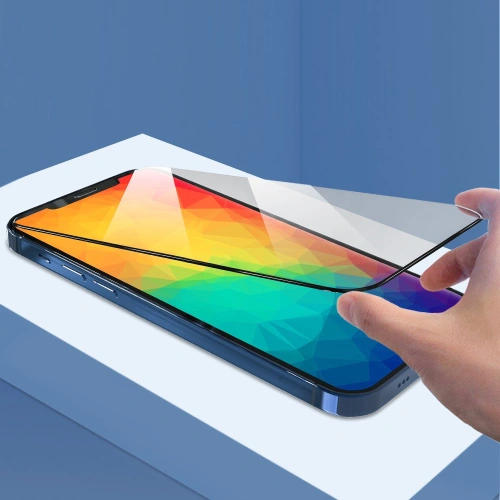 Kup Edzett üveg Kingxbar 2.5D edzett üveg Apple iPhone 12 mini fekete (tokbarát) - KGX282 - {ean13} - Sklep Home Screen