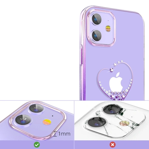 Kup Etui Kingxbar Wish Swarovski Apple iPhone 12 Pro Max rozie - KGX283 - {ean13} - Sklep Home Screen