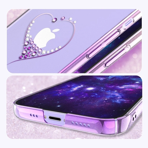 Kup Etui Kingxbar Wish Swarovski Apple iPhone 12 Pro Max rozie - KGX283 - {ean13} - Sklep Home Screen