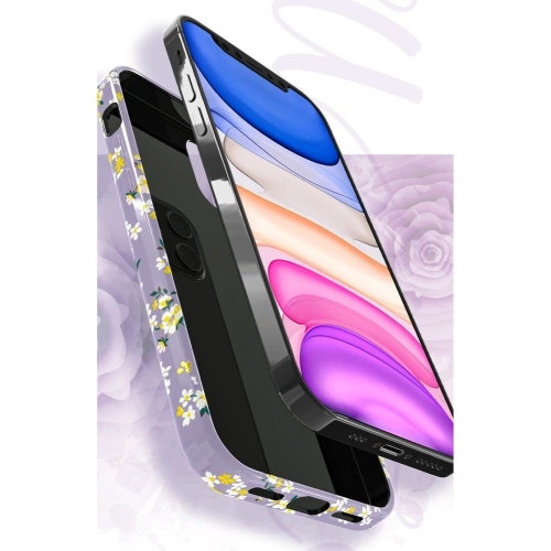 Kup Etui Kingxbar Blossom Swarovski Apple iPhone 12 Pro Max multicolor (Gardenia) - KGX288 - {ean13} - Sklep Home Screen