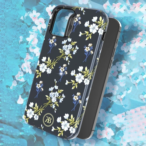 Buy Kingxbar Blossom Swarovski Apple iPhone 12 mini multicolor (Gardenia) - KGX289 - {ean13} - Home Screen Store Europe