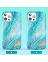 Kup Case Kingxbar Watercolour Apple iPhone 12 Pro Max rosa-grün - KGX294 - {ean13} - Sklep Home Screen