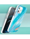 Kup Etui Kingxbar Vízfesték Apple iPhone 12/12 Pro rózsaszín-zöld - KGX295 - {ean13} - Sklep Home Screen
