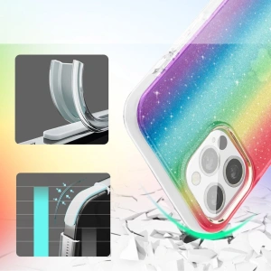 Kup Etui Kingxbar Ombre Apple iPhone 12 Pro Max wielokolorowy - KGX301 - {ean13} - Sklep Home Screen